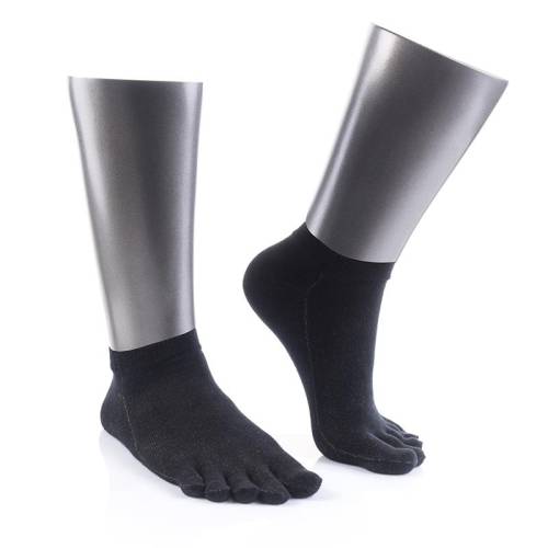 Bonny Silver Mantar Önleyici Parmaklı Patik Gümüş Çorap - 2