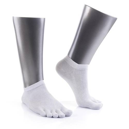 Bonny Silver Mantar Önleyici Parmaklı Patik Gümüş Çorap - 3